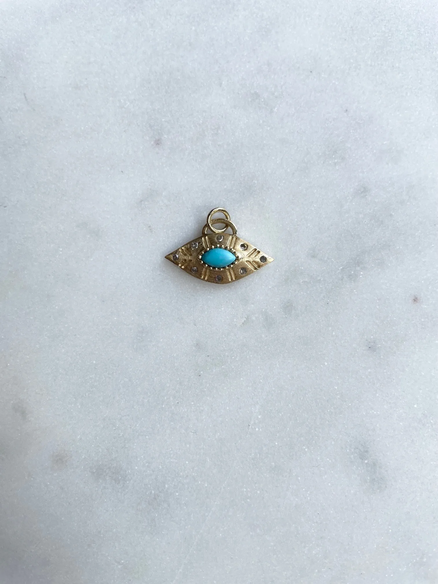 Nouveau ! ROOM SERVICE JEWELRY Charm Ajna Turquoise