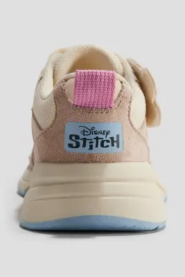 Sneakers avec charm - Beige clair/Lilo et Stitch — photo 2