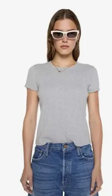 Nouveau ! MOTHER T-shirt The Itty Cutie Heather Grey COMING SOON ! PRÉCOMMANDE !