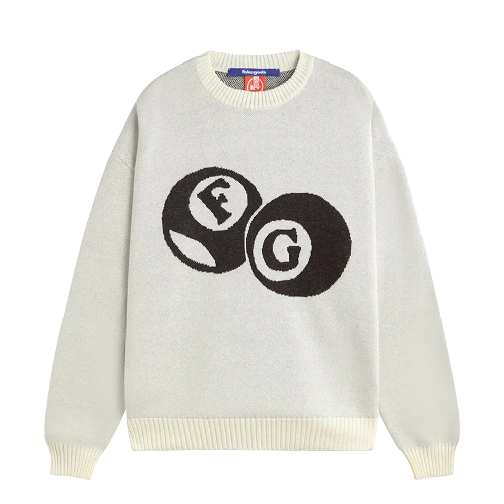 Fakegods Billiard Knitted Sweater Cream