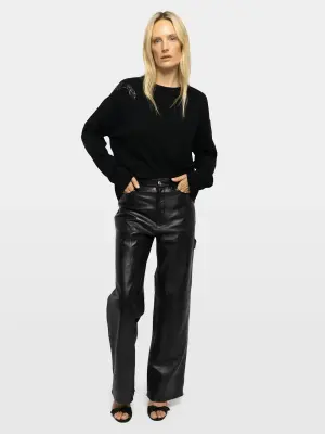 Pantalon Perya Cuir — photo 1