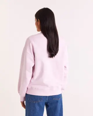 Sweat-shirt Virgile rose clair — photo 5
