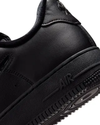 W Air Force 1 '07 Black Metallic Silver — photo 5