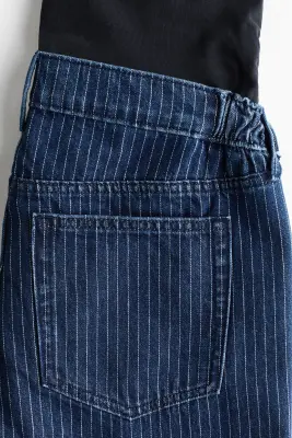 MAMA Jean large - Bleu denim/rayures tennis — photo 5