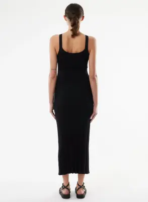Robe en coton, viscose, élasthanne et fibre métallisée — photo 2