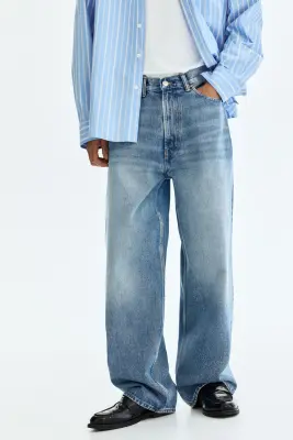 Baggy Jeans - Bleu denim clair — photo 2