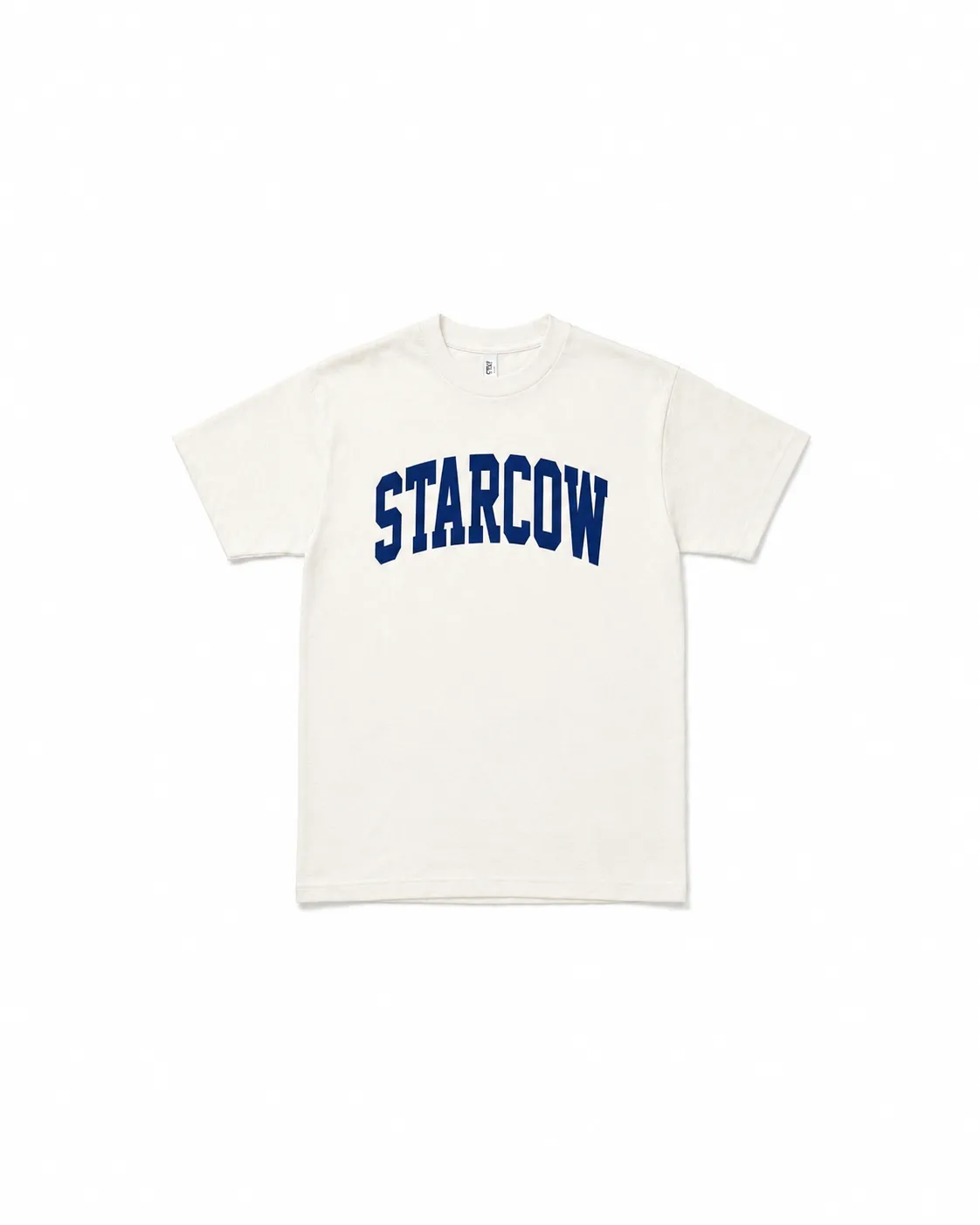 College Tee Ivory Navy