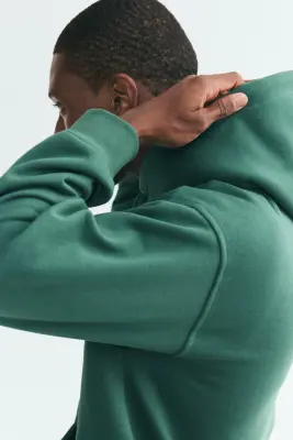 Hoodie Loose Fit - Vert foncé — photo 3