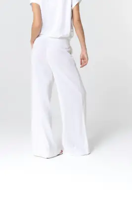 Pantalon Milk en Coton / Lin — photo 3