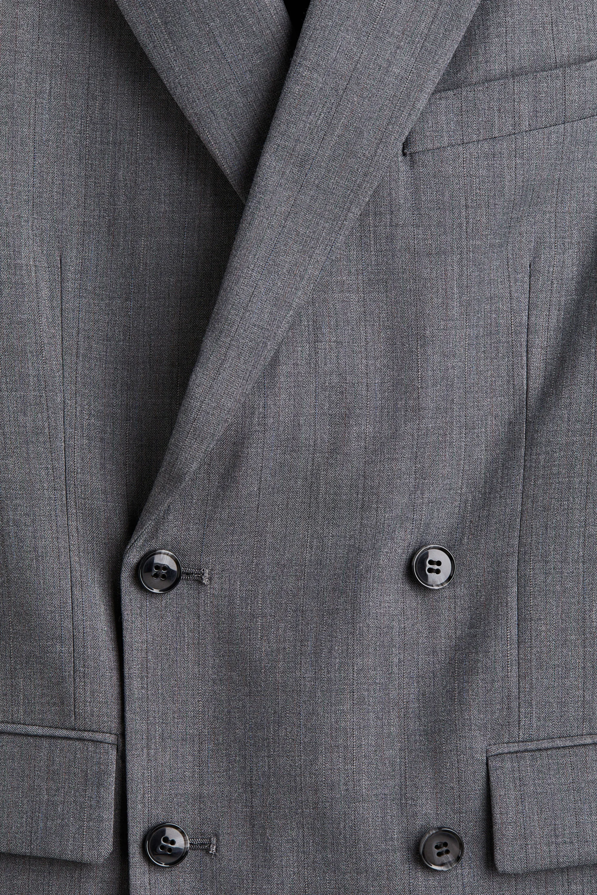Veste Relaxed Fit à fermeture croisée - Gris