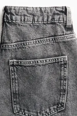 Barrel High Waist Jeans - Gris denim — photo 5