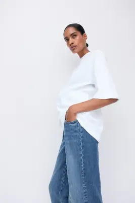 MAMA Jean large - Bleu denim — photo 8