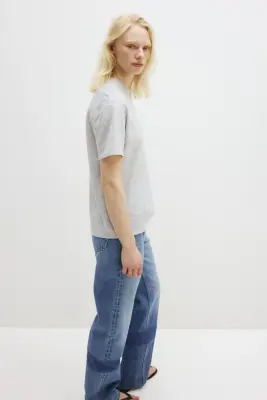 T-shirt Cooling Relaxed Fit - Gris chiné — photo 2