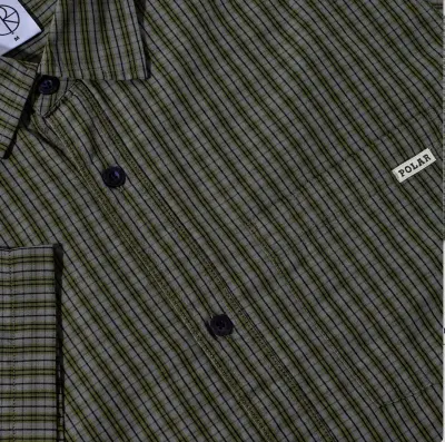 Chemise Polar Mitchell shirt – Black / Green — photo 3