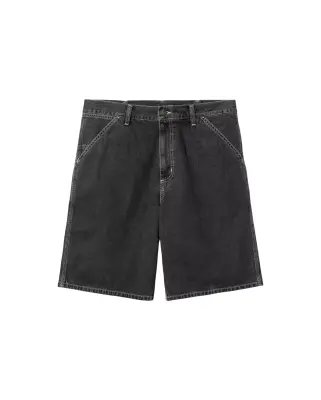 Simple Short Black Heavy Stone Wash — photo 1