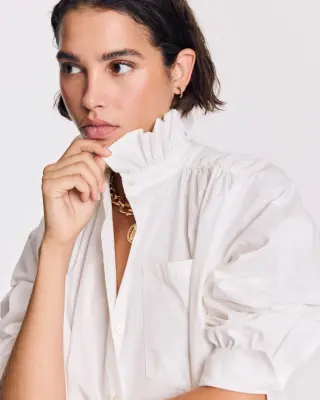 Chemise Léonor blanc naturel — photo 3