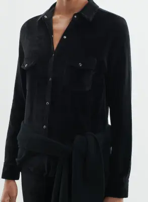Chemise en coton organique, modal et élasthanne — photo 3