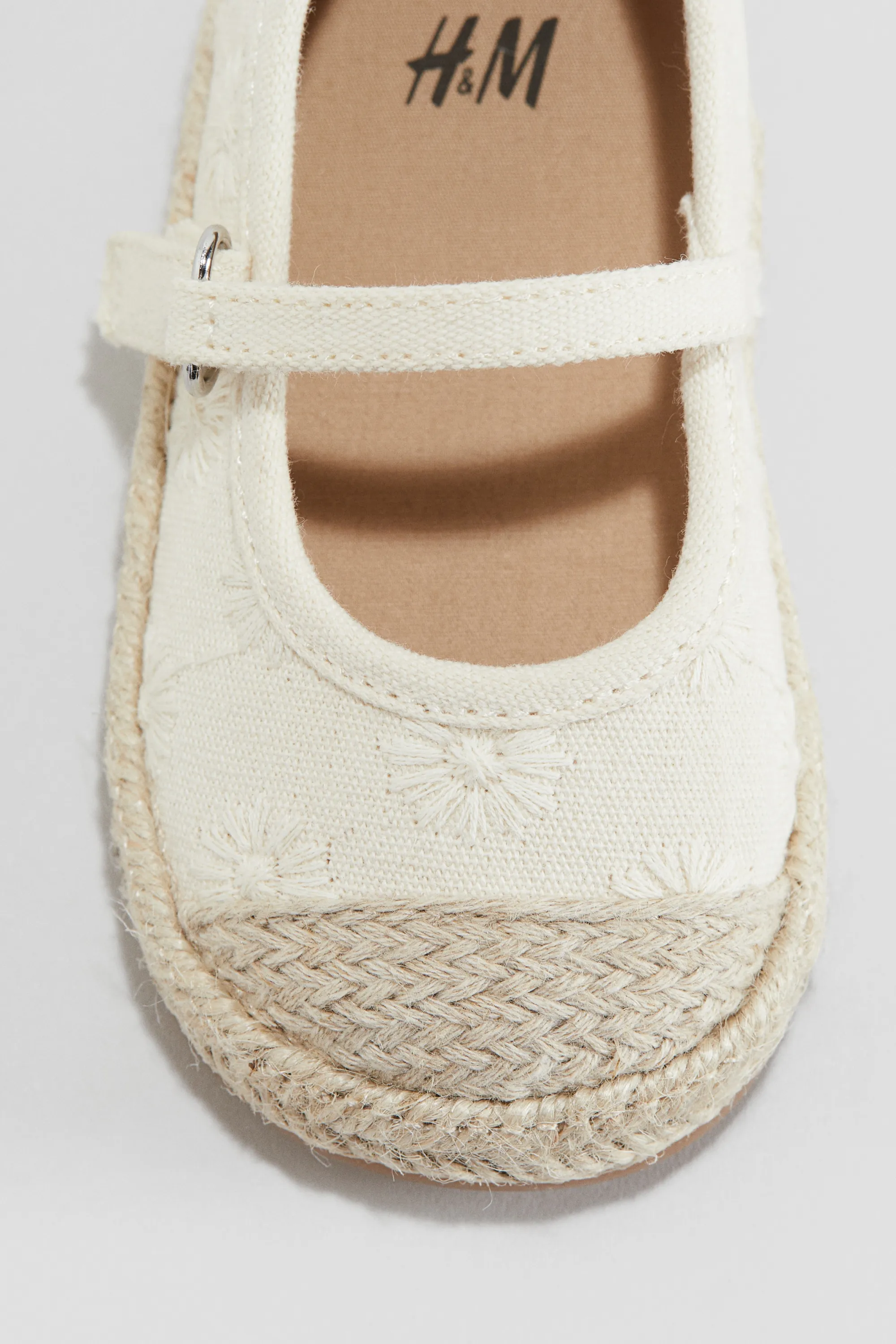 Babies façon espadrilles - Crème