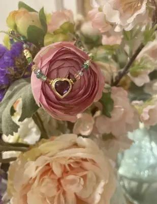 Nouveau ! ROOM SERVICE JEWELRY Collier AMOUR Coeur — photo 2