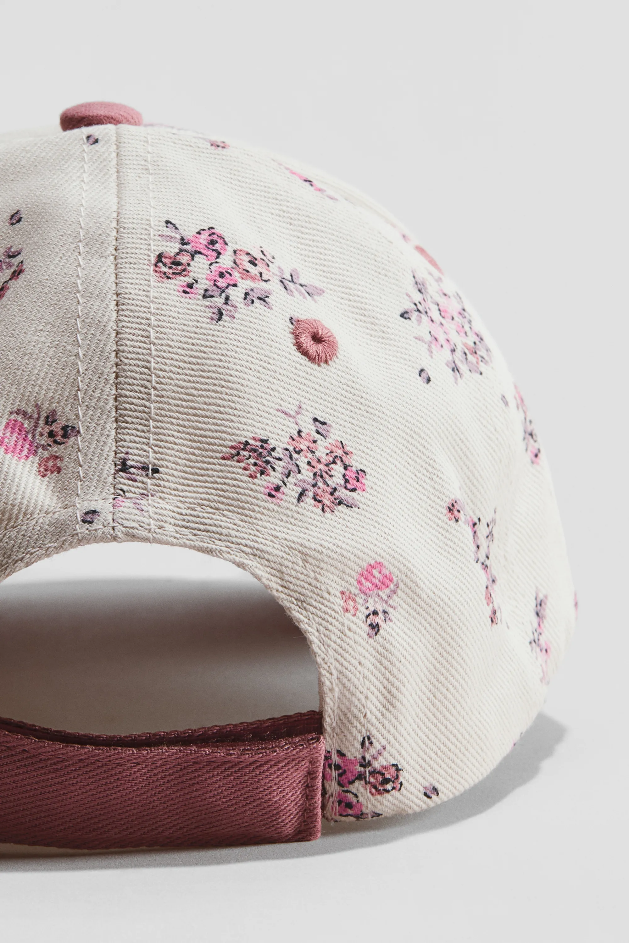 Casquette en twill de coton - Rose/New York