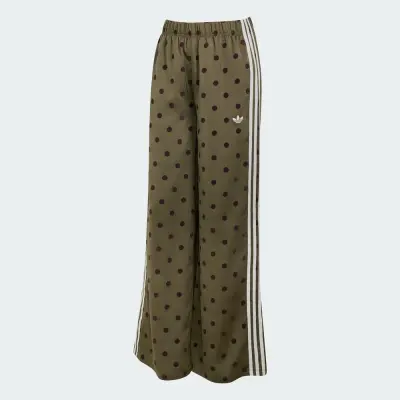 PANTALON LARGE SATIN POLKA DOTS — photo 3