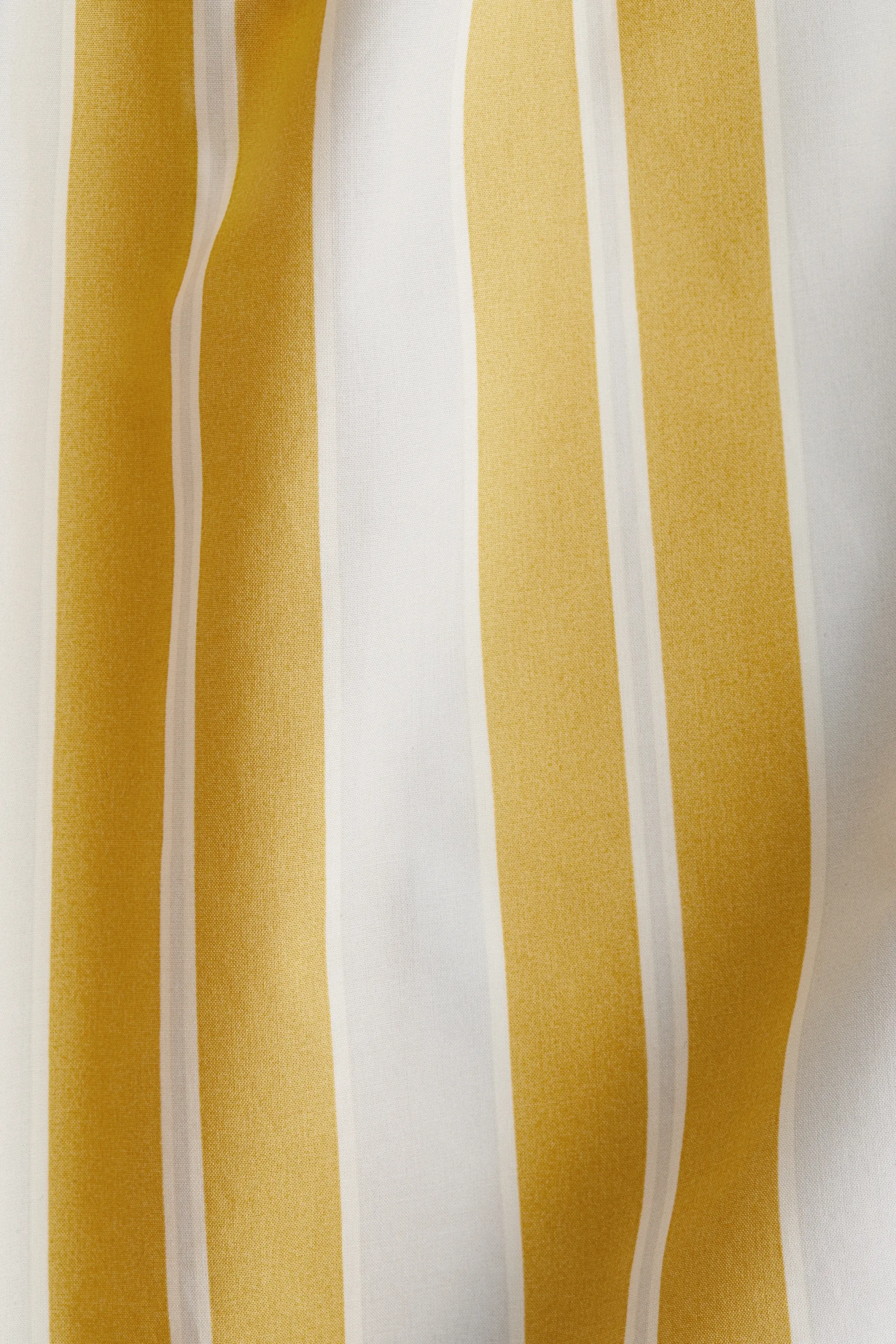 Short en coton avec cordon de serrage - Jaune/rayé
