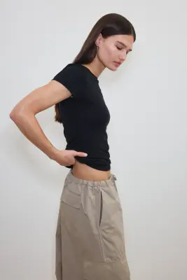 T-shirt Warming Slim Fit - Noir — photo 3