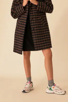 manteau nelita carreaux paula — photo 5