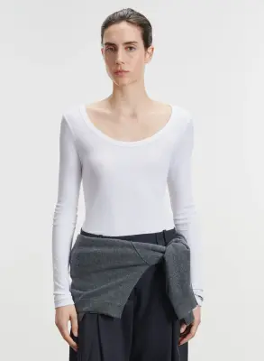 T-shirt en viscose et élasthanne