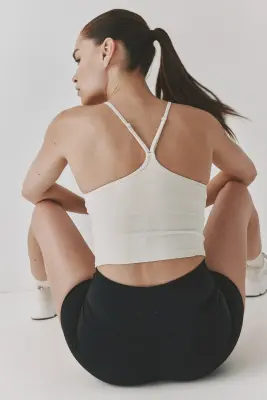 Top de sport Seamless DryMove™ - Ivoire — photo 2