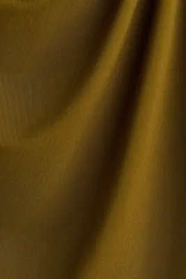 Robe à encolure bénitier en jersey - Olive doré — photo 3