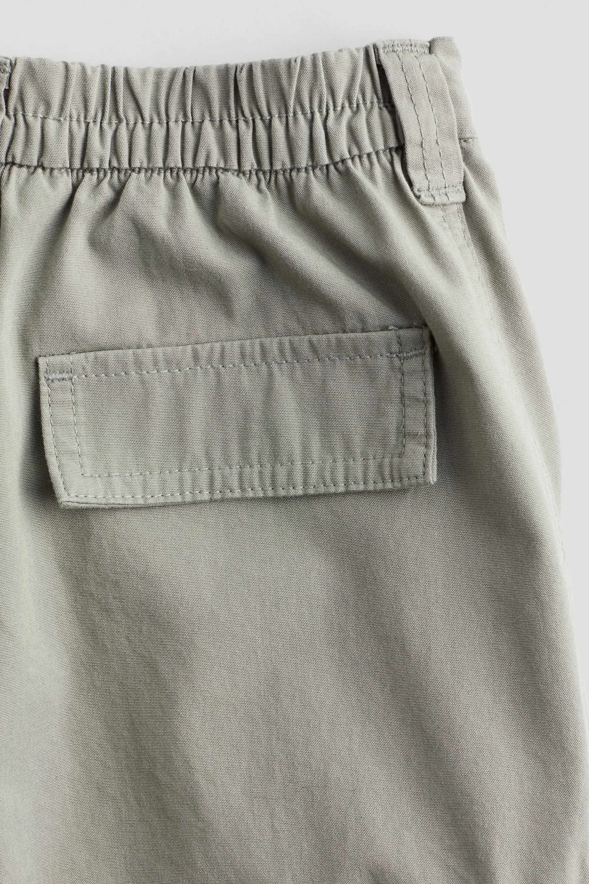 Pantalon cargo large - Vert kaki clair