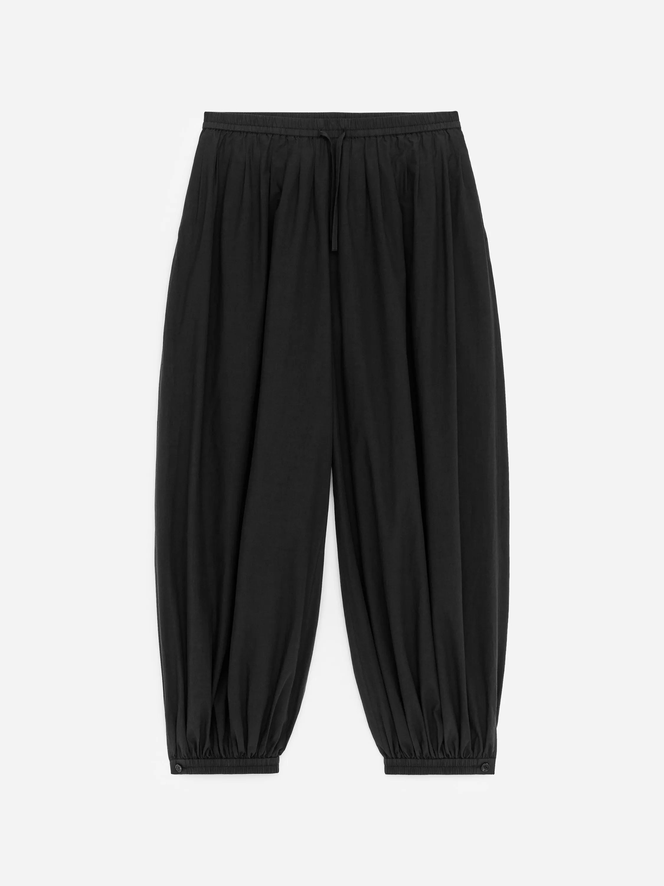 Pantalon bouffant en coton - Noir