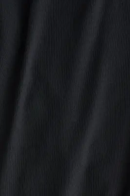 Robe en jersey à effet drapé - Noir — photo 4