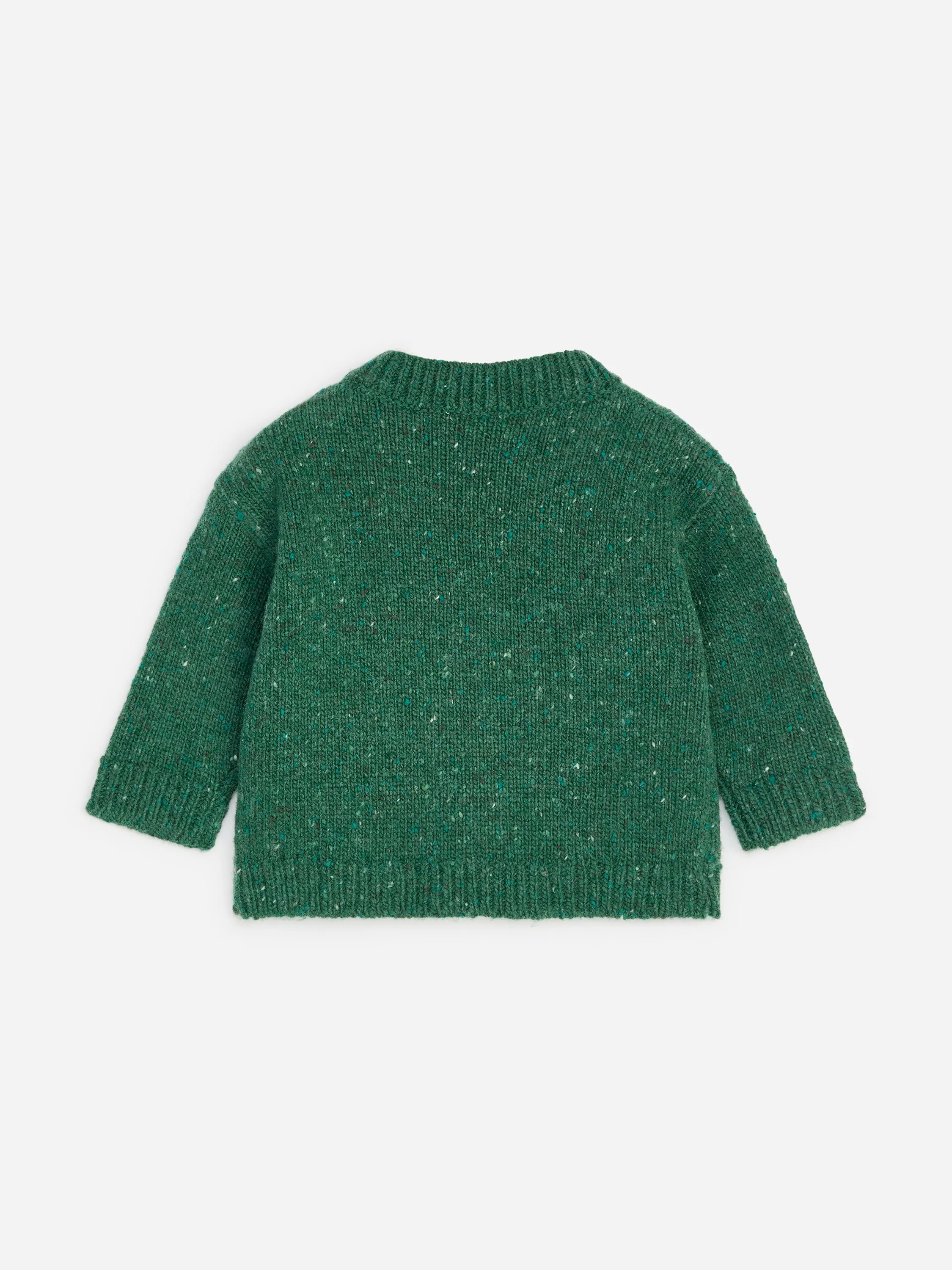 Pull en maille - Vert/Moucheté