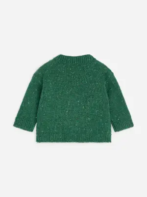 Pull en maille - Vert/Moucheté — photo 1