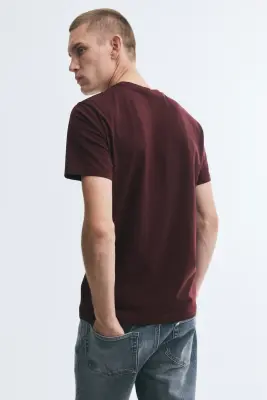 T-shirt Slim Fit - Bordeaux — photo 3