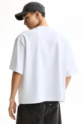 T-shirt imprimé Oversized Fit - Blanc/Sports Archives — photo 3