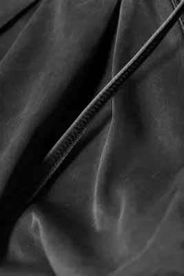 Sac bandoulière froncé - Noir délavé — photo 3