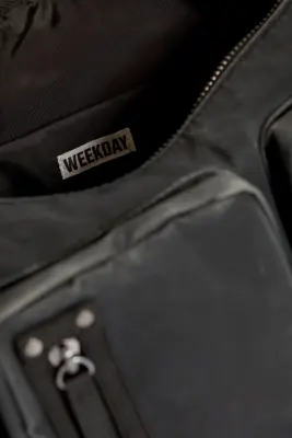 Sac à bandoulière multi-poches - Noir délavé — photo 3