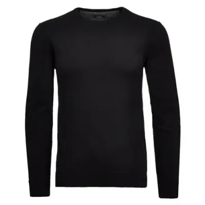 RAGMAN PULL COL ROND GRANDE LONGUEUR Noir — photo 1