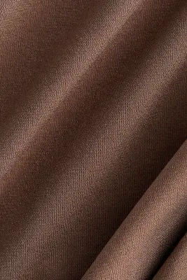 Top en jersey avec panneau drapé - Taupe foncé — photo 5