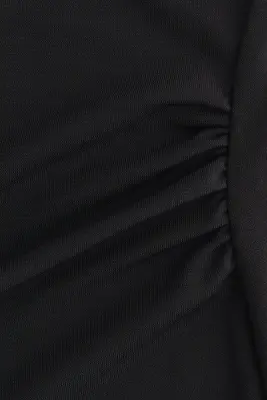 Robe asymétrique en jersey - Noir — photo 5