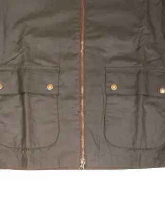 Short Bedale Wax Jacket Fern — photo 3