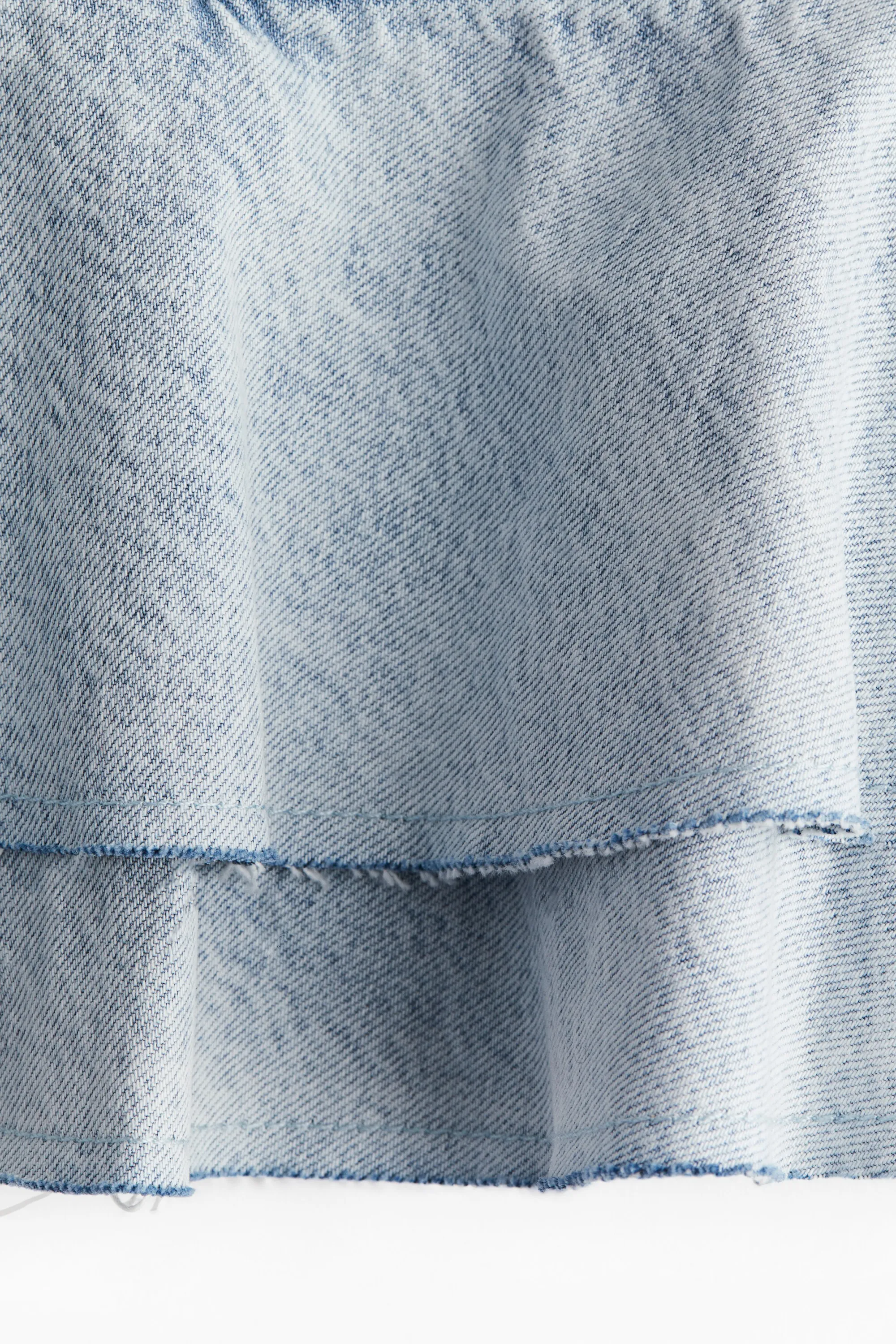 Minijupe en denim - Bleu denim pâle