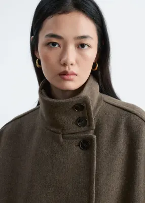 Manteau oversize - Marron Clair — photo 2