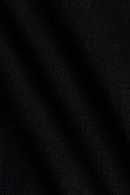 Top col roulé en maille fine - Noir — photo 4