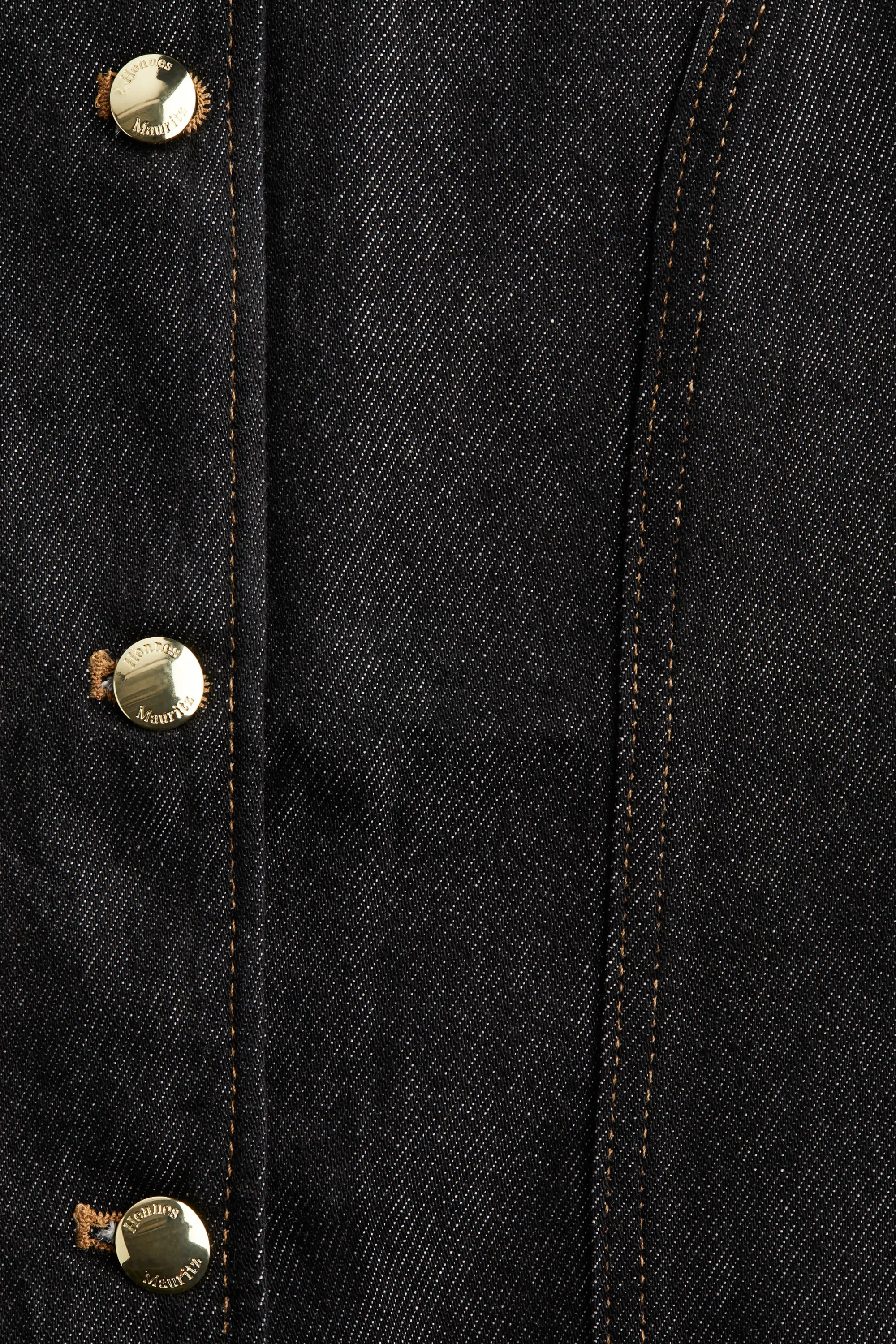 Gilet de tailleur en denim sans manches - Bleu denim foncé