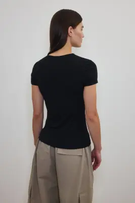 T-shirt Warming Slim Fit - Noir — photo 2