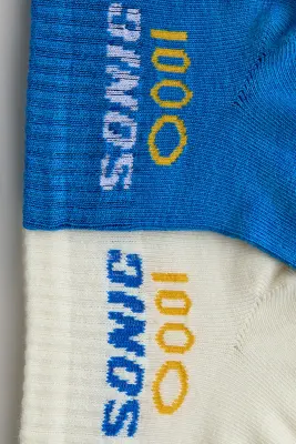 Lot de 5 paires de socquettes - Bleu vif/Sonic le Hérisson — photo 3
